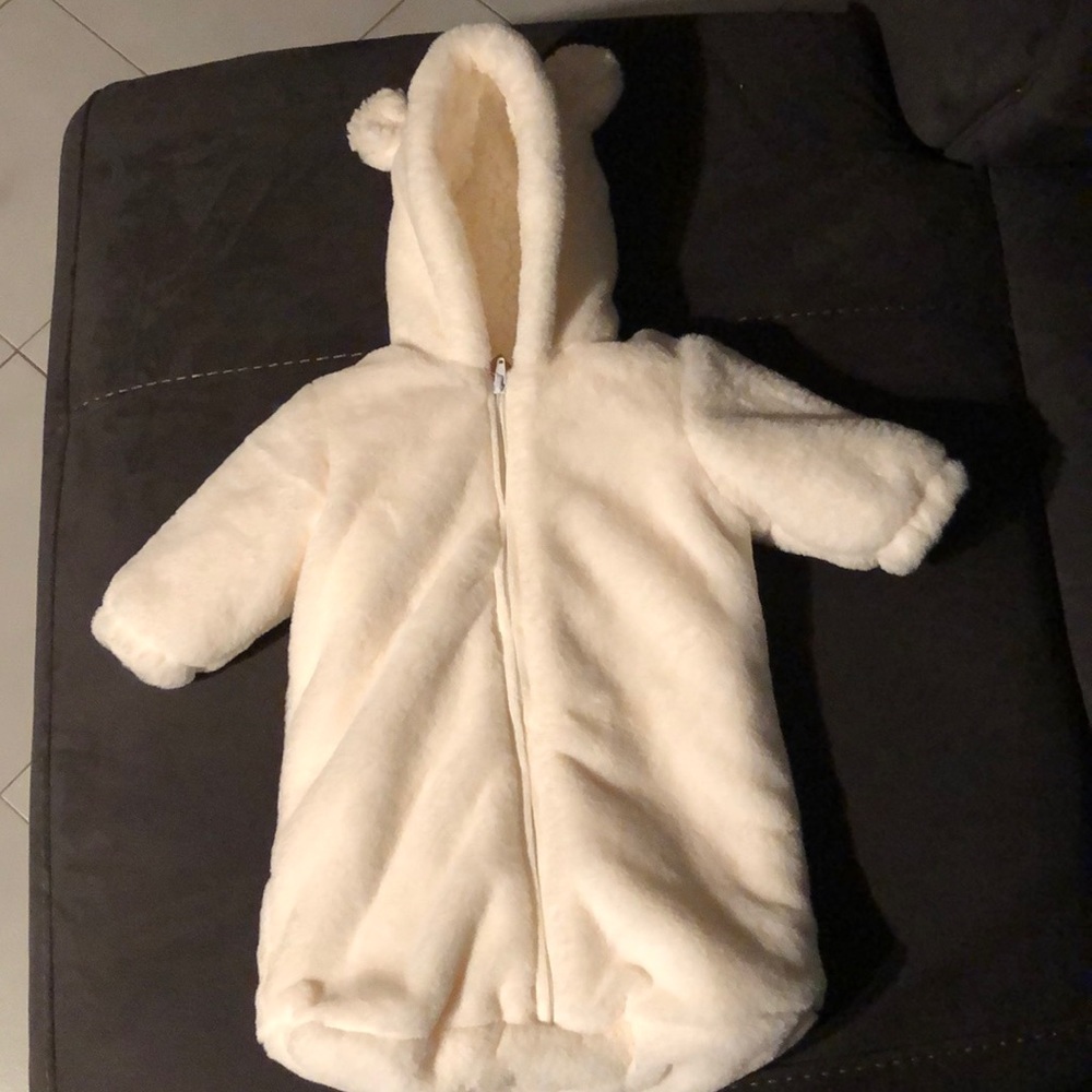 All White Snowsuit